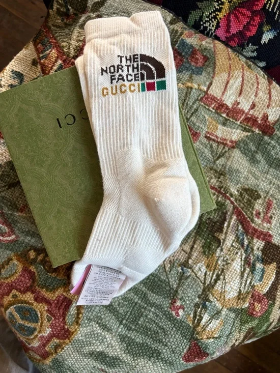 Gucci / north face collab Sox - Picture 1 of 4